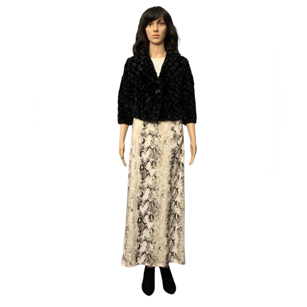 Ladies Snake Skin Print Skirt